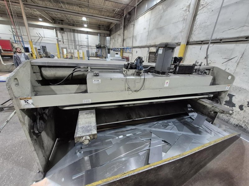 1/4” x 12’ AccurShear 625012 Hydraulic Shear, 2001