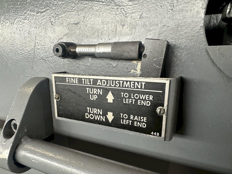 55 TON X 8' PACIFIC J55-8 HYDRAULIC PRESS BRAKE. STOCK # 0305620