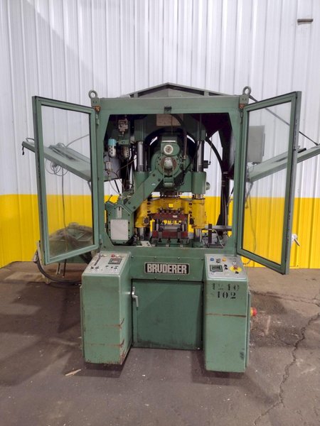 20 TON BRUDERER MODEL #BSTA20 4-POST HIGH SPEED PRESS: STOCK #19218