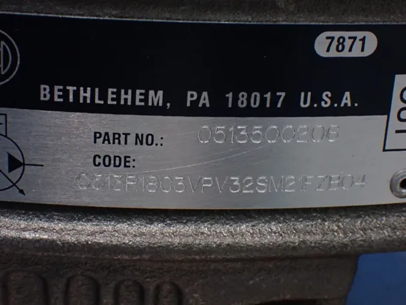 BOSCH 3000PSI HYDRAULIC VANE PUMP  -  0513500206
