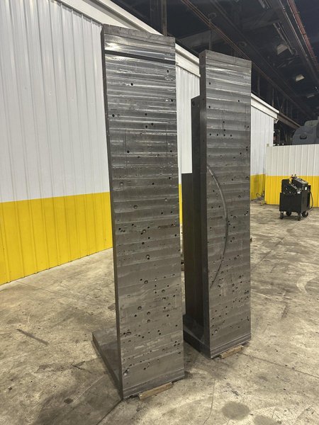 20&quot; W X 36&quot; X 100&quot; HIGH PAIR OF 2 STEEL ANGLE PLATES: STOCK #22222