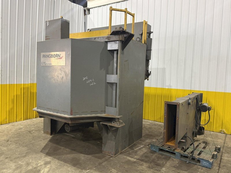 72” TABLE PANGBORN MODEL 6LK-7 ROTOBLAST SHOT BLAST MACHINE: YOBRO #24410
