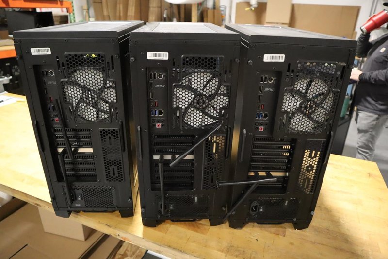 Intel Core I7 Desktop Computers (3) With WIFI Network Card- Auction Item