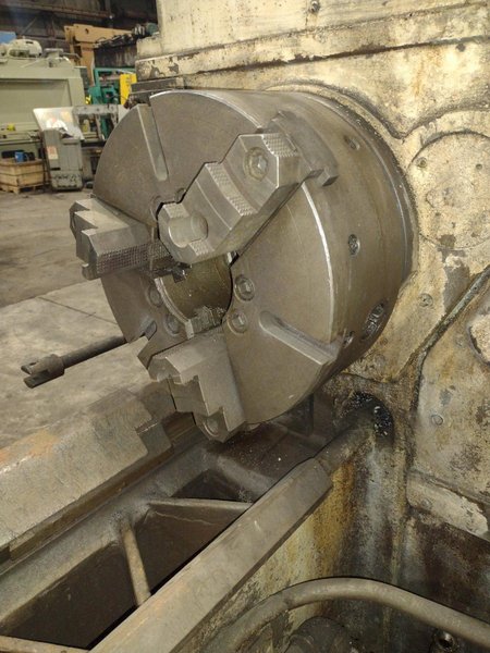 #2A WARNER &amp; SWASEY MODEL #M-3470 TURRET LATHE WITH CROSS SLIDING TURRET, " HOLE: YOBRO #24548