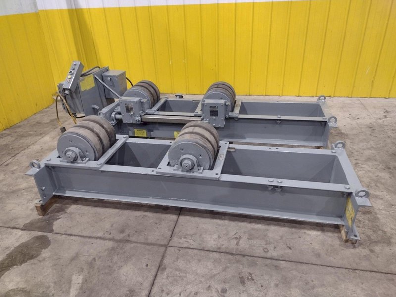 20 TON ARONSON MODEL #WWR-20 POWERED TANK TURNING ROLL SET WITH DRIVE &amp; IDLER: STOCK #22313