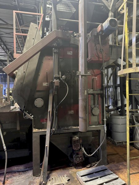 34 CU FT BLAST CLEANING TECHNOLOGIES MODEL #M-34 TUMBLE BLAST MACHINE: YOBRO #23908