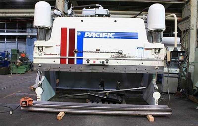 350 TON X 12' PACIFIC HYD. MODEL#FF350-12-I PRESS BRAKE W/ HURCO 5C BACK GAUGE