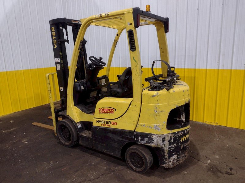 6000 LBS HYSTER MODEL #S60FT FORTIS LP-GAS FORKLIFT: STOCK #18833