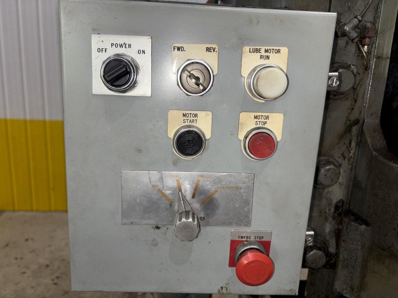 60 TON L&amp;J OBI MECHANICAL STAMPING PRESS 6" STROKE: STOCK #23243