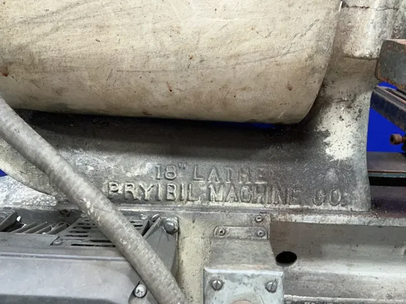 P.PRYIBL MACHINE 17” X 6” POLISHING LATHE