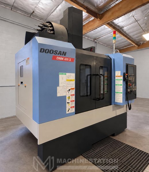 Doosan DNM 400 II CNC Vertical Machining Center – 12,000 RPM, TSC Mill