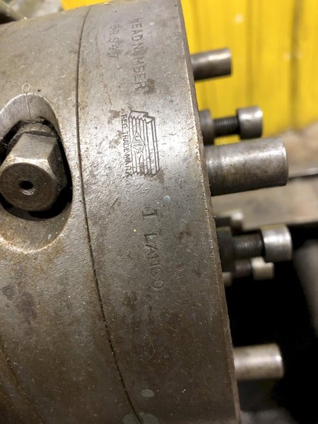 1&quot; LANDIS SINGLE SPINDLE THREADER W/ 8R HEAD: STOCK #19071