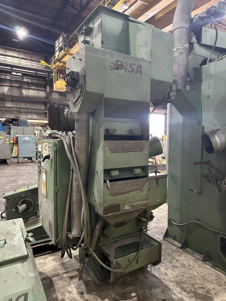 36&quot; X 72&quot; GOFF MODEL #3672D SPINNER HANGER SHOT BLAST CLEANING SYSTEM, NEW 2006: STOCK #22470