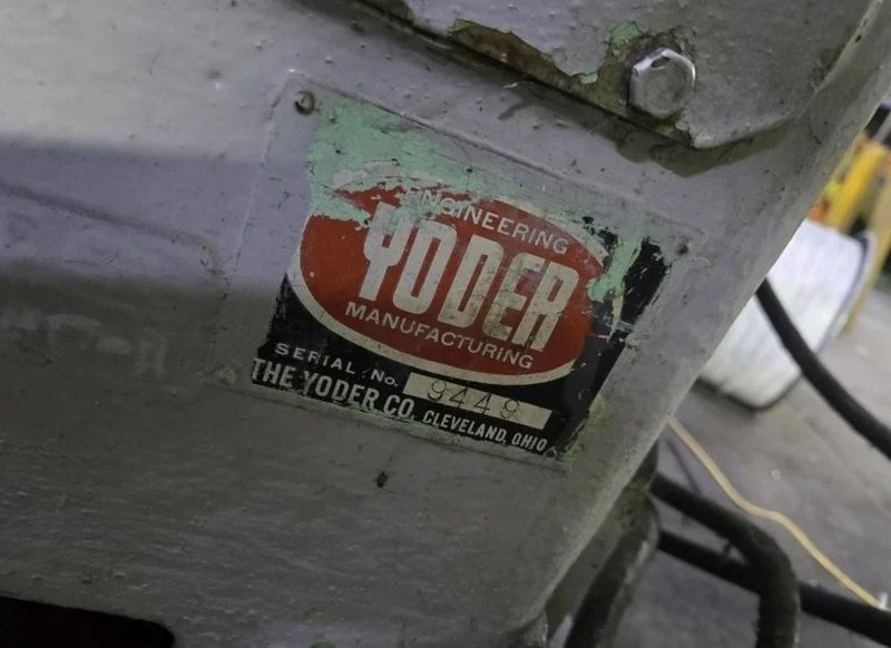 YODER MACHINE. STOCK # 0436626