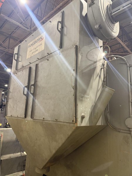 72” TABLE PANGBORN MODEL 6LK-7 ROTOBLAST SHOT BLAST MACHINE: YOBRO #24410