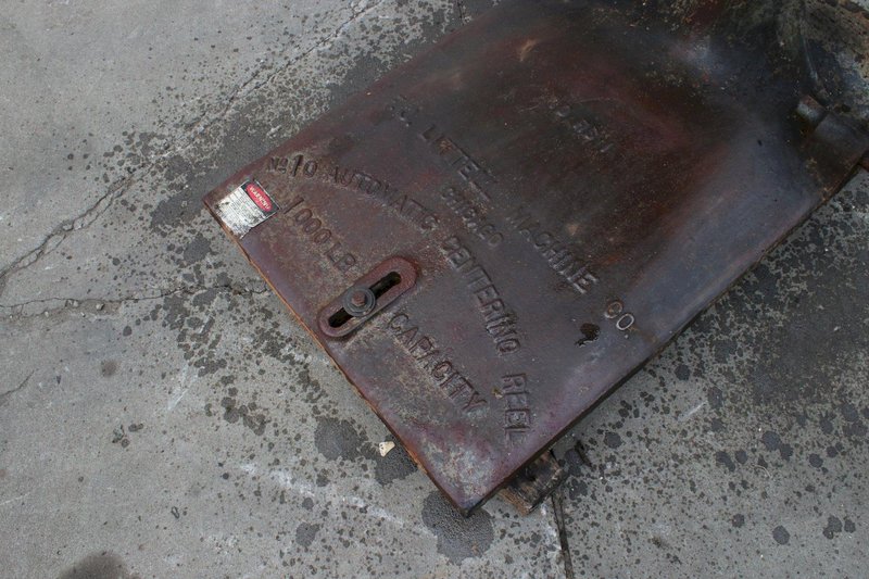 1000 LBS X 12&quot; LITTELL MOTORIZED COIL REEL: STOCK #75821