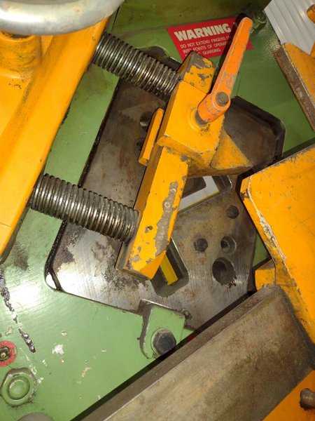 66 TON PEDDINGHAUS MODEL #66/110 PEDDIMASTER HYDRAULIC IRONWORKER: STOCK 22239