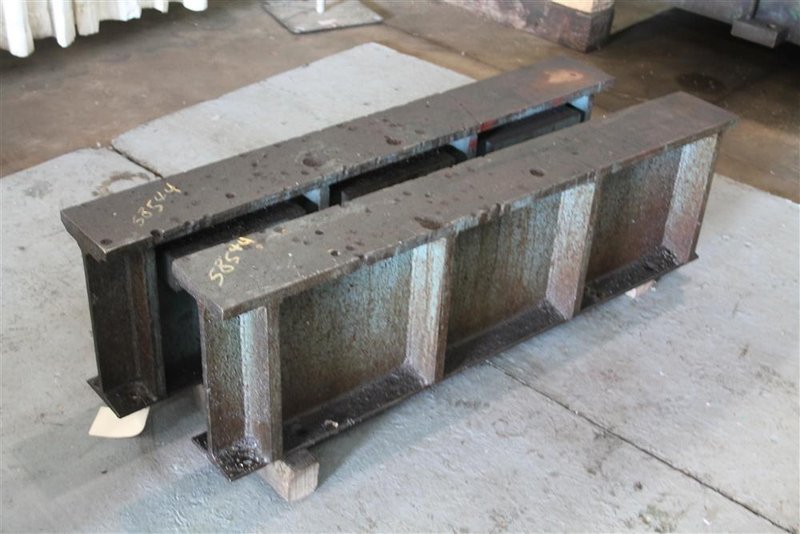 (SET OF TWO) 54-1/2 X 16&#039; STEEL RISER BLOCKS:  STOCK #58544