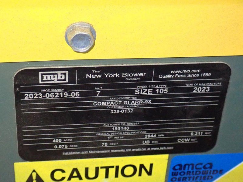 THE NEW YORK BLOWER .5 HP BLOWER  -  COMPACT GI ARR-9X