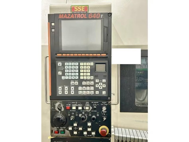 Mazak Slant Turn 50N CNC Lathe, 2006 – Tailstock, Steady Rest