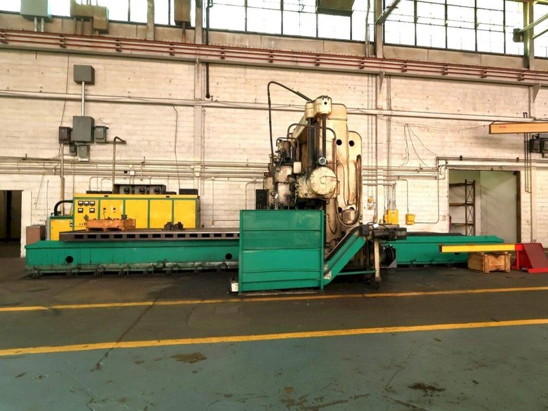 (100HP) 76" X 268" INGERSOLL DUAL HEAD/DOUBLE SIDED PLANER MILL. STOCK # 0112126