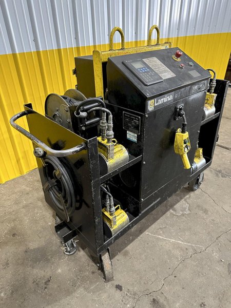 80,000 LBS ANCHOR-LAMINA 4-CYLINDER PORTABLE HYDRAULIC DIE SETTING &amp; SEPARATING SYSTEM: STOCK #18989