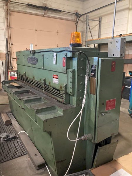 6' x 1/4" FJ EDWARDS MODEL TRUCUT HYDRAULIC SHEAR: YOBRO #24620