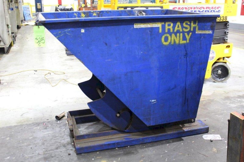 1 YARD X 6,000 LBS VESTIL MODEL #D-HOP-100-HD SELF DUMPING HOPPER: STOCK #22492