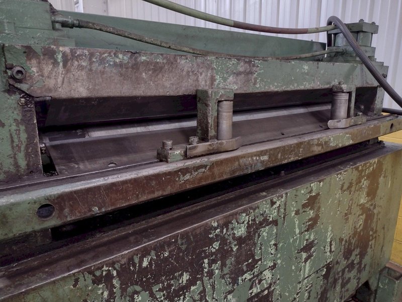 54" X 10 GAUGE DALLAS AIR FEED WITH EDWARDS SHEAR CUT TO LENGTH LINE: STOCK 15968