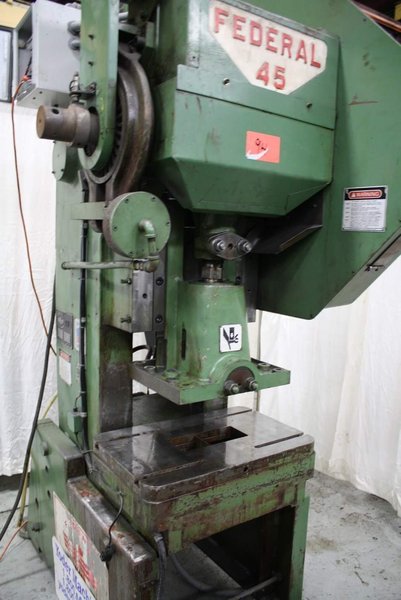45 TON FEDERAL OBI FLYWHEEL PRESS: STOCK #63515