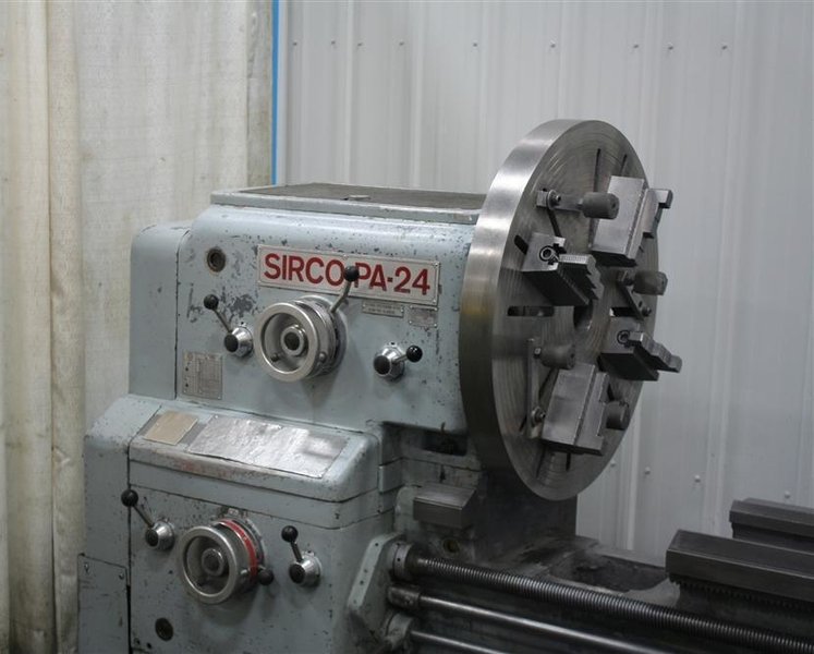 28" X 86" SIRCO MODEL PA-24 GAP BED ENGINE LATHE: STOCK #61351