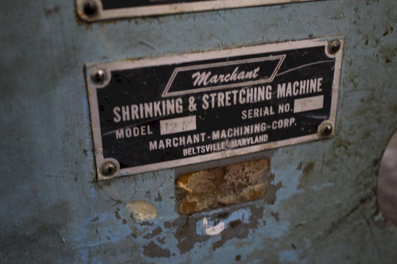 MARCHANT MODEL #12F SHRINKER/STRECHING MACHINE: SERIAL #74900