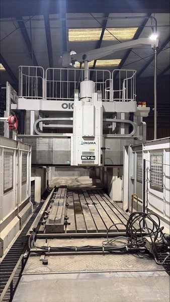 Okuma MCV-AII Vertical Mill CNC Double Column Machining Center, 2007 – Never Put In Production, No Hours!