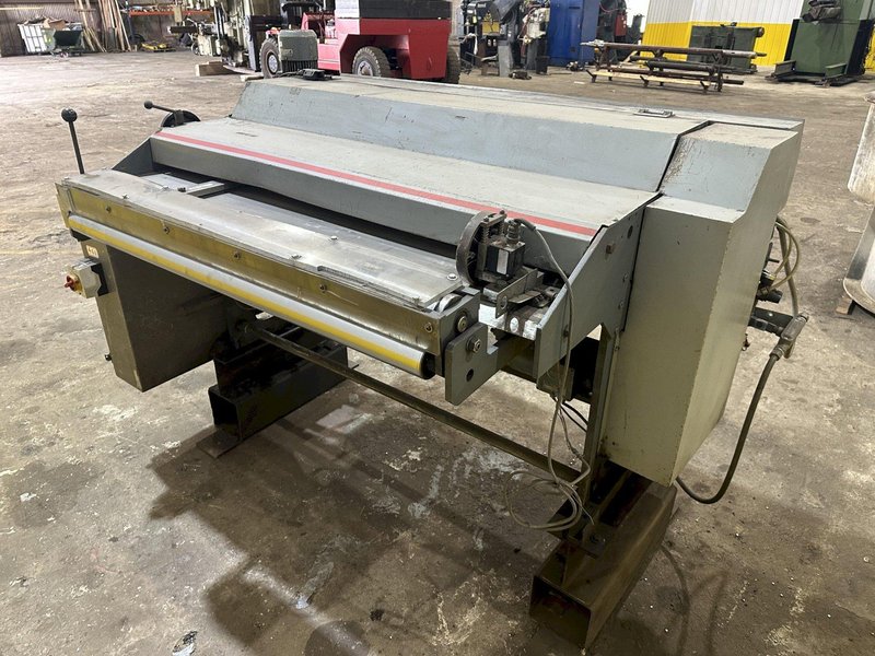 48&quot; X 18 GAUGE SCHLEBACH MODEL #MSS-1250 SLASHER (SLITTING &amp; CROSS CUTTING) SLEAR MACHINE: STOCK #19238