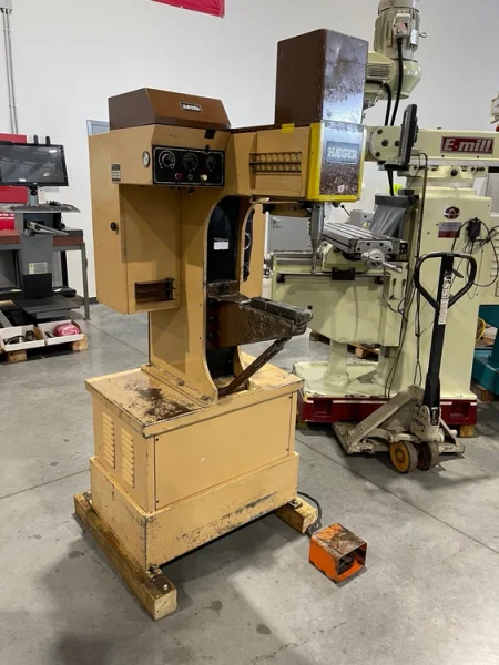 HAEGER HP6-B  6 Ton Hydraulic Insertion Press &amp; Autofeed Bowl USA #6836