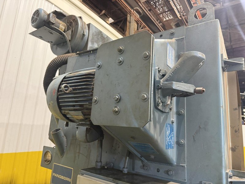 72” PANGBORN MODEL #6LK-7 ROTARY TABLE SHOT BLAST MACHINE, ONLY 962 HOURS: YOBRO #25200