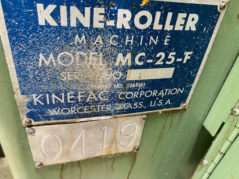 Kinefac MC-25F thread Roller
