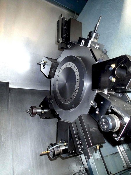 Johnford SL-500A CNC Turning Center Lathe, 2018- Y Axis, Live Tools, 4″ Bar, Sub Spindle, 12’ Bar Feeder