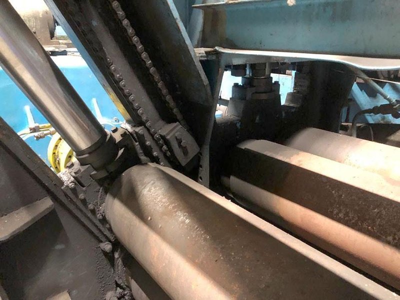 WMW Roller leveler - metal flattening machine 2200x40