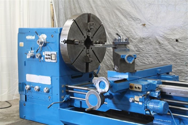 40" X 120" EDELSTAAL GAP BED ENGINE LATHE: STOCK #59735