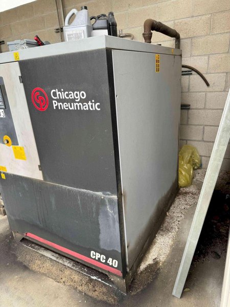 40 HP Chicago Pneumatic CPC 40 Air Compressor, 2008