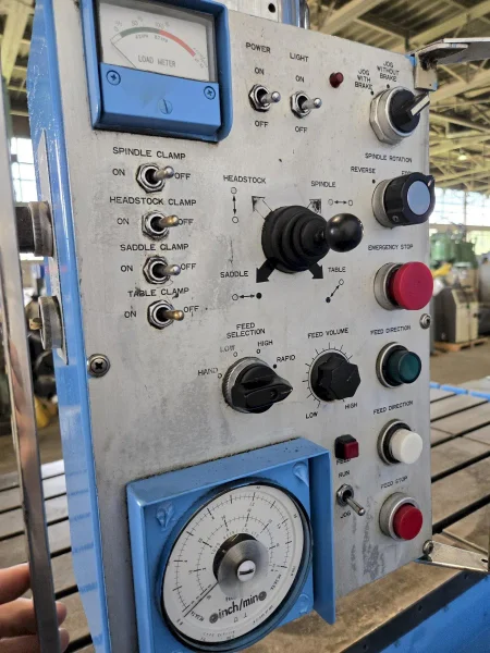 4" NOMURA MODEL #P-100WP TABLE TYPE HORIZONTAL BORING MILL : YOBRO 25968