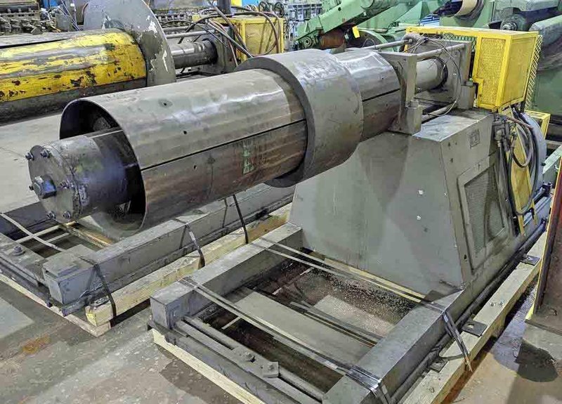 10,000# x 52&quot; ROLL FORM CORP MOTORIZED UNCOILER / RECOILER COIL REEL STOCK# 3802