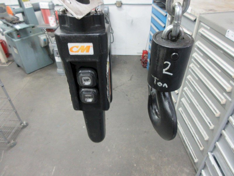 Freestanding Single Girder Overhead Crane, with CM Loadstar 2 Ton Electric Chain Hoist- Auction Item