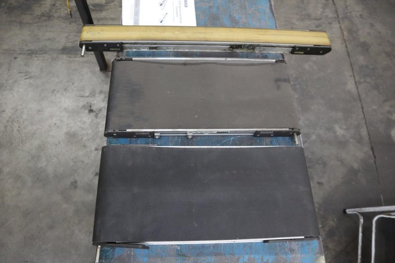 (3) Dorner Belt Conveyors, Several Gast Pneumatic Drives- Auction Item
