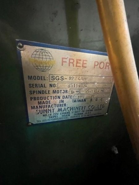 FREEPORT SURFACE GRINDER STOCK #3521