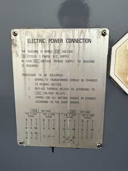 12&quot; X 24&quot; OKAMOTO ACCUGAR 124N HYDRAULIC SURFACE GRINDER. STOCK # 1118124.