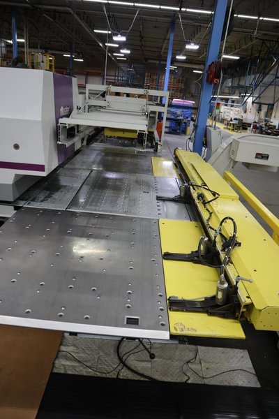 Murata Wiedemann C-3000 CNC Turret Punch, F1-1250 Cell Loader, 54 Station Turret, Slug Conveyor- Auction Item