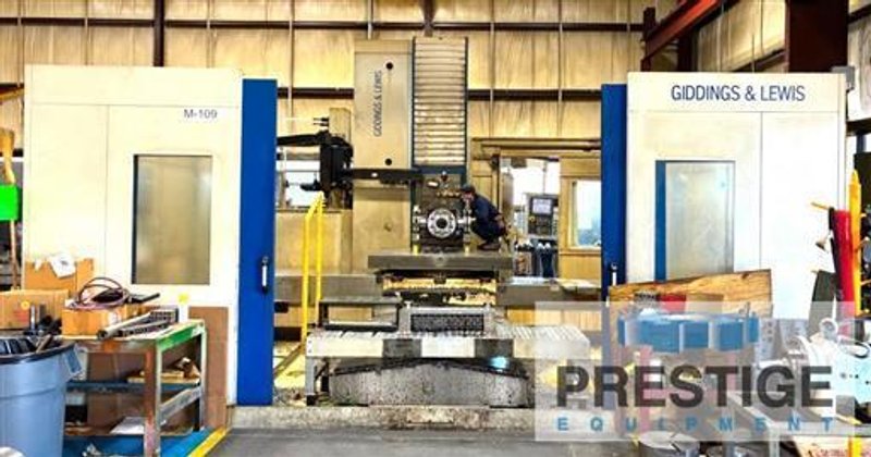 Giddings &amp; Lewis RT1250 6.1&quot; CNC Boring Mill
