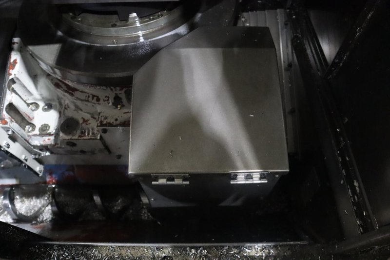 Mazak PFH-4800 CNC Horizontal Machining Center, Mazatrol 640M Control, (2) 400mm Pallets, CT40, 80 ATC,  .001 Degree Index, 2 Station Pallet Changer - NOT CURRENTLY OPERATIONAL- Auction Item